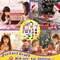 Paint Your Own Wooden Magnet - Wood Painting Craft Kit and Art Set for Kids, Art and Craft Supplies Party Favors for Boys Girls Age 4 5 6 7 8, Easter Crafts & Basket Stuffers
